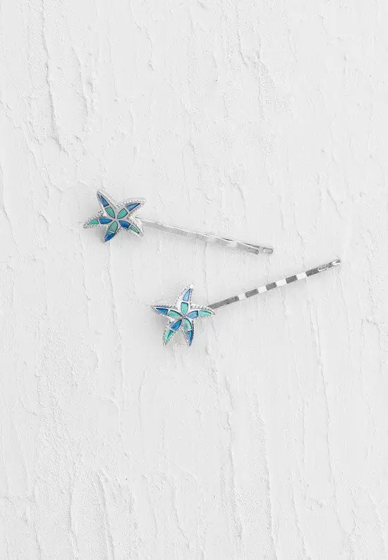 starfish bobby pins