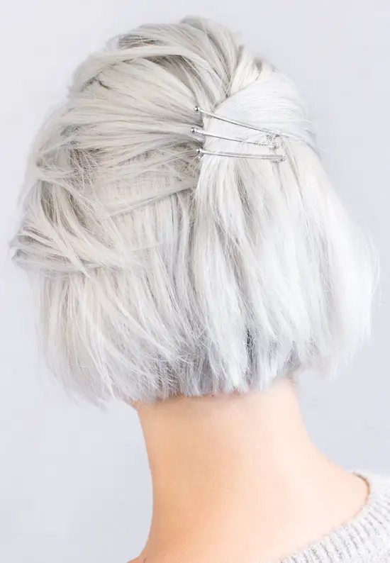 silver bobby pins for fine hair