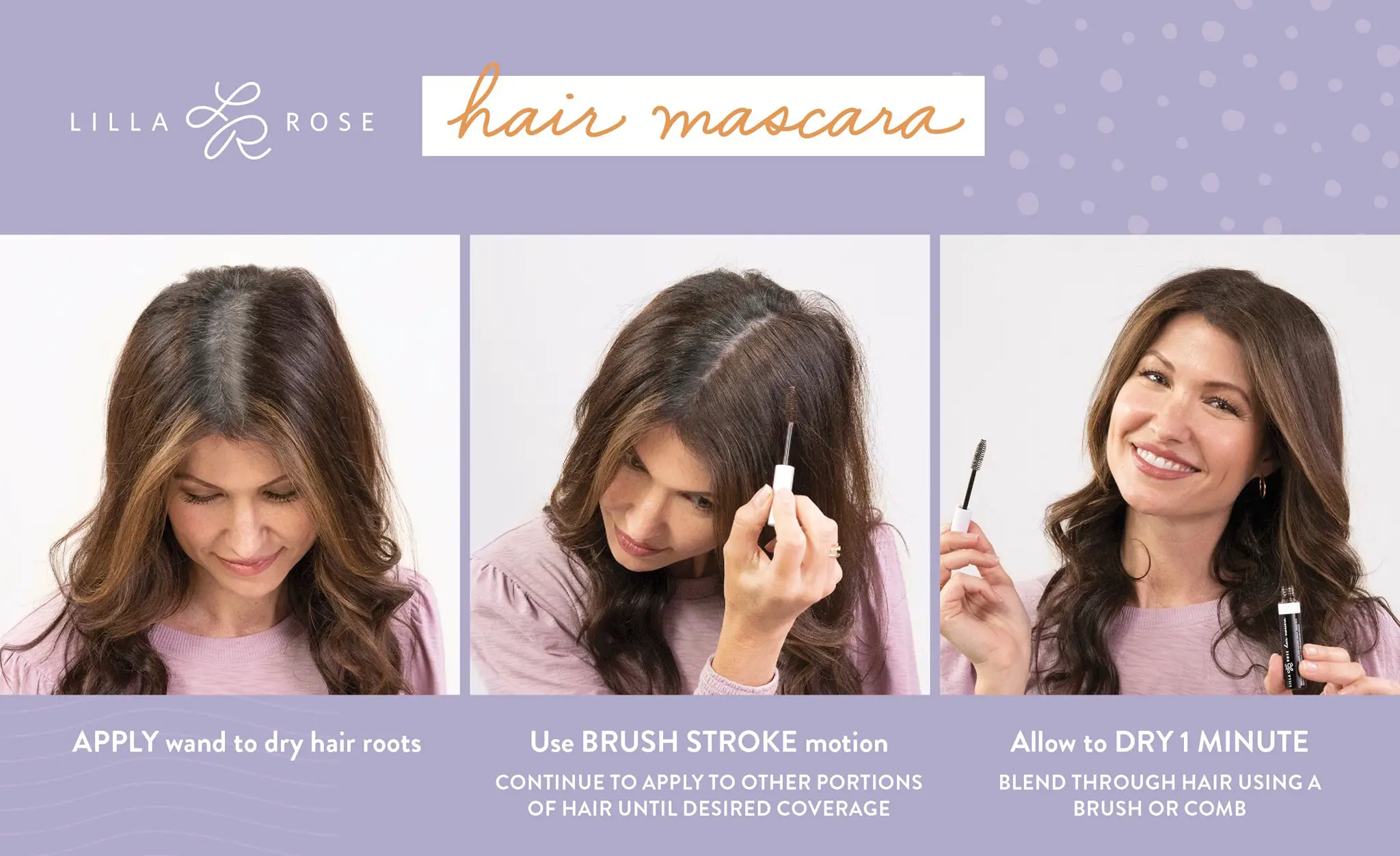 how to use hair mascara
