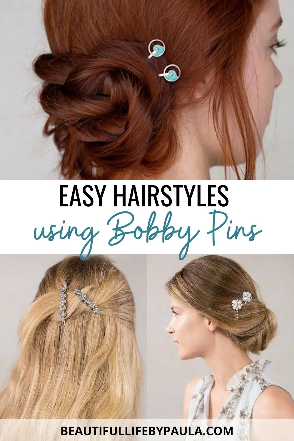 easy hairstyles using bobby pins