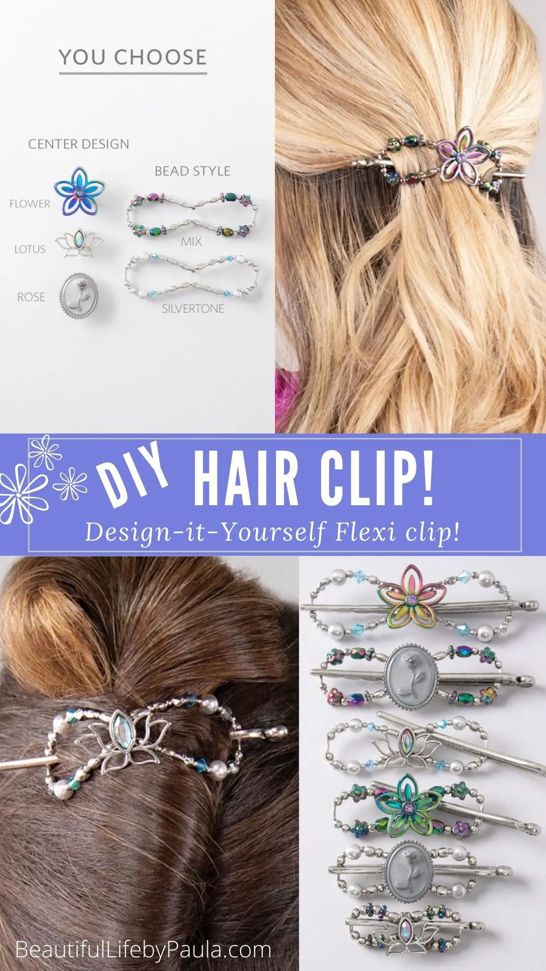 April DIY hair clip