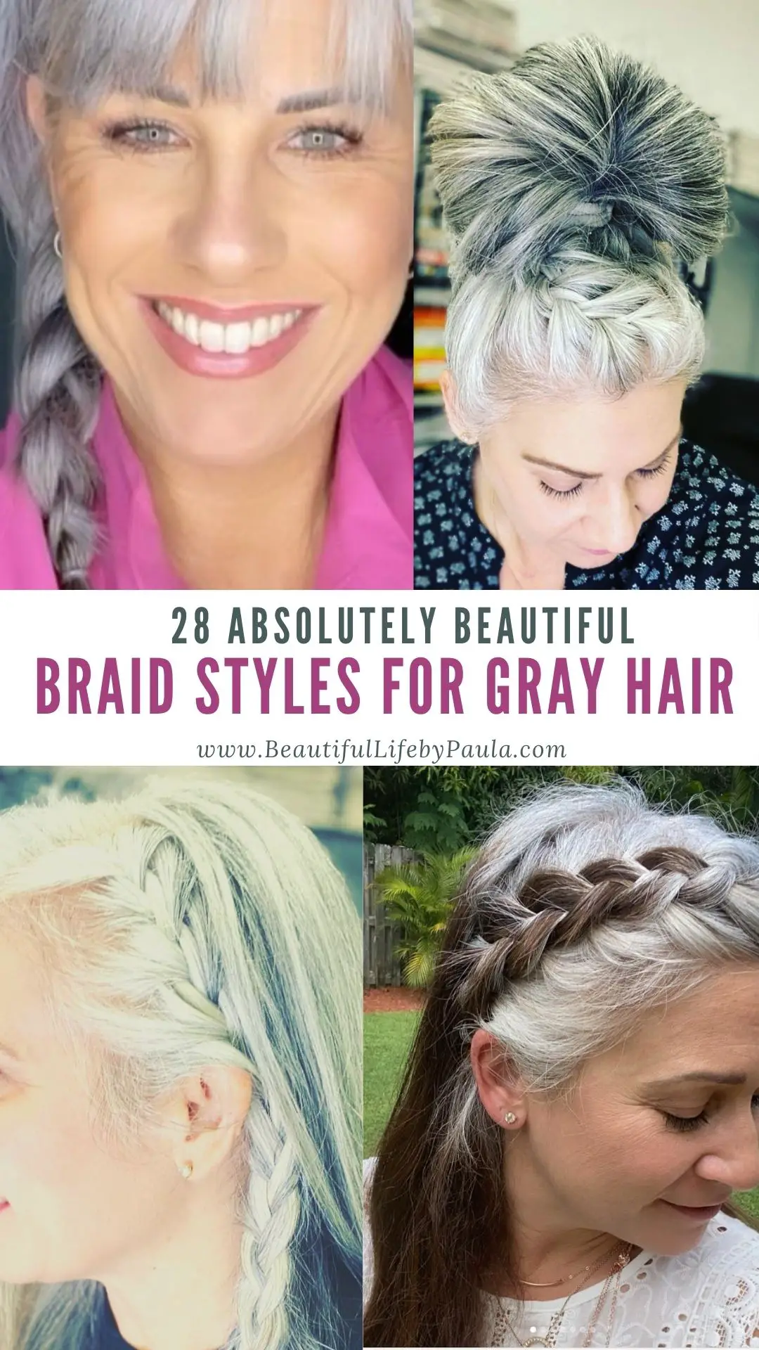 braid styles gray hair