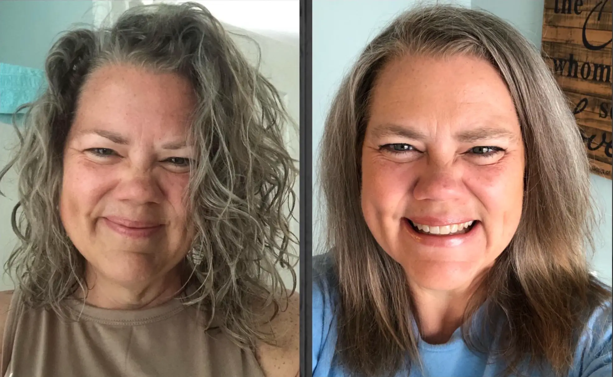 best hair mask gray hair before and after