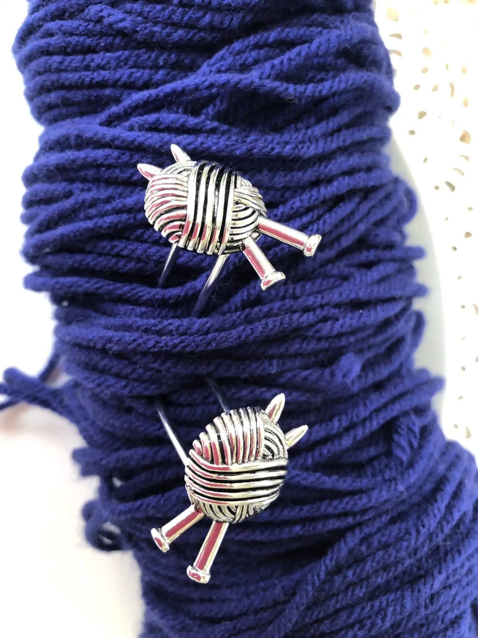 knitting hair pins