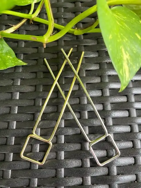 squared u-pins hair fork