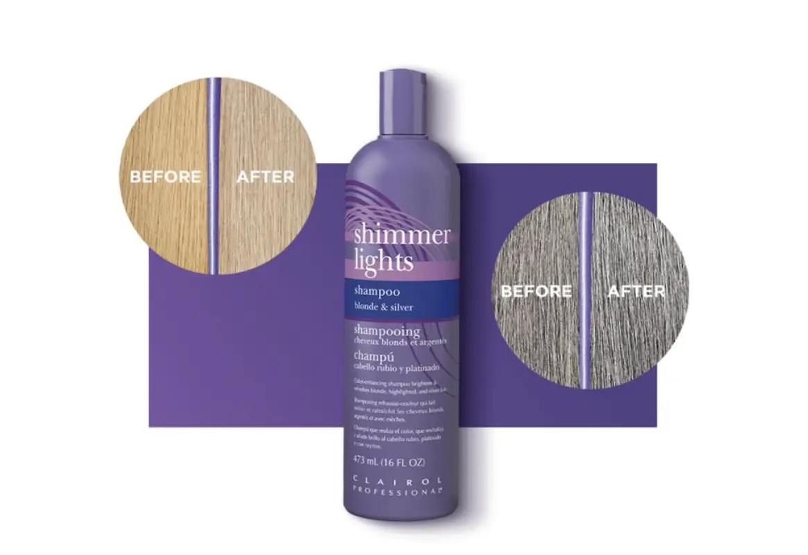 best purple shampoo shimmer lights clairol