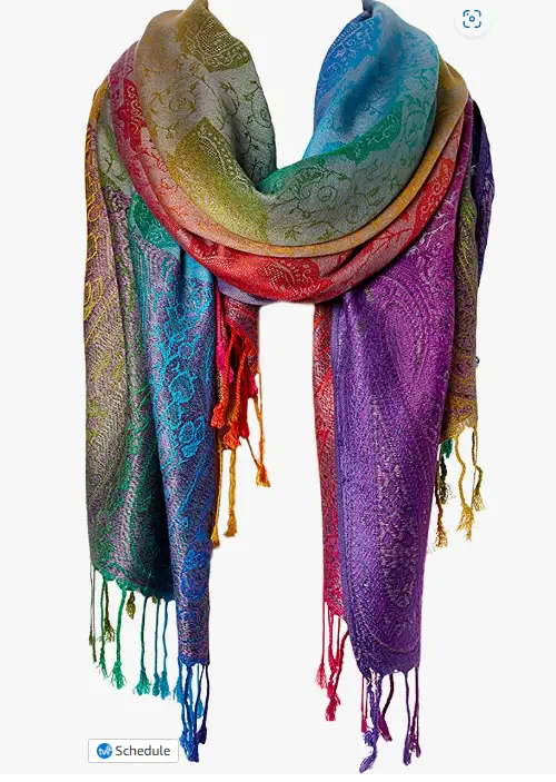 jewel tones scarf