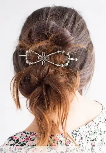 Fashion Celtic Knots Clip Hairpin Charm Alloy Hair Stick Women Hair Accessories