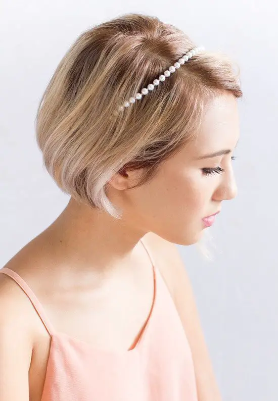 pearl hairband