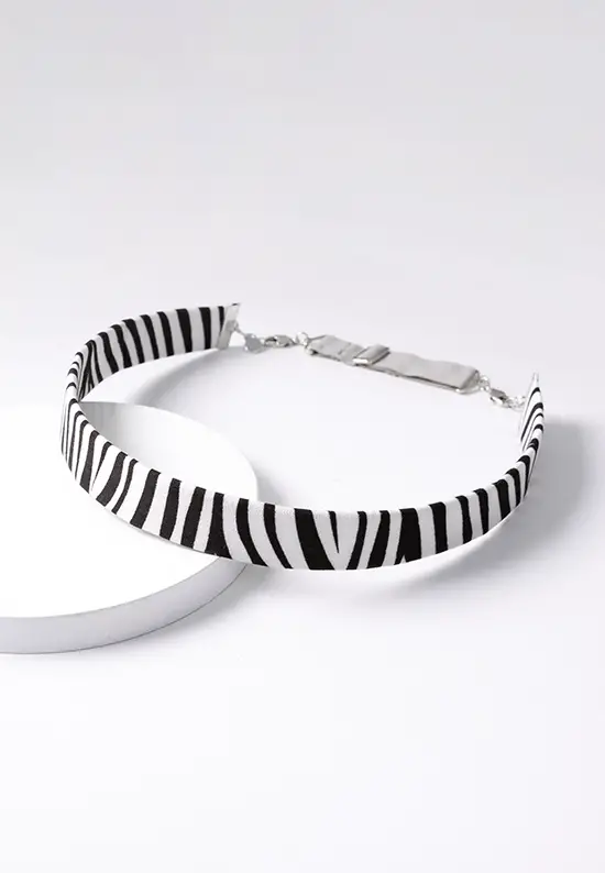 zebra print headband
