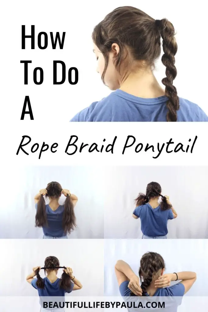 How to Do the Rope Braid Easiest Braid to do on Yourself! Beautiful Life