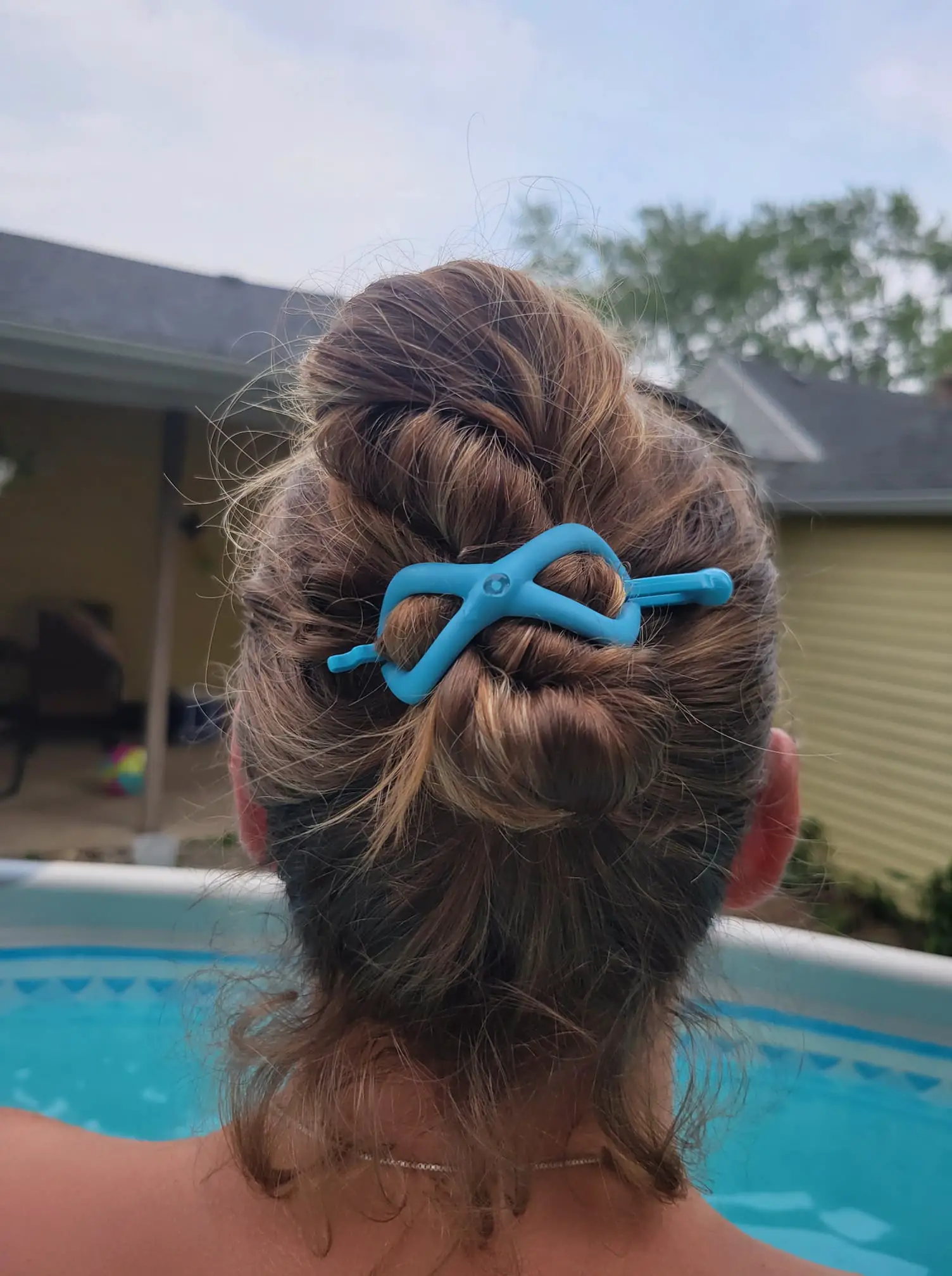 hair clip swimming
