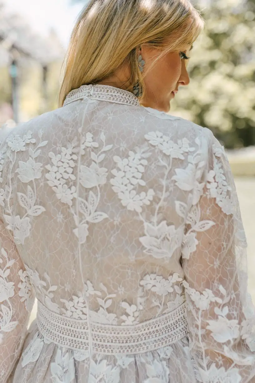 back lace dress