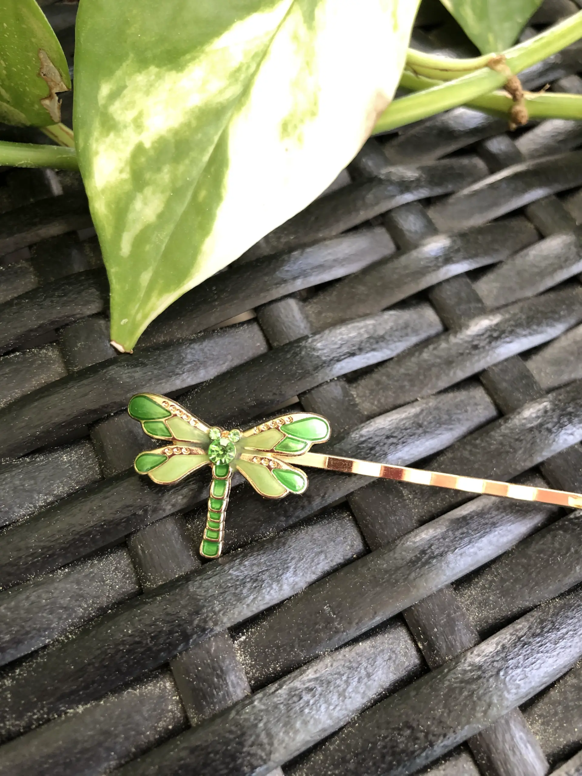 Flitter dragonfly bobby pin