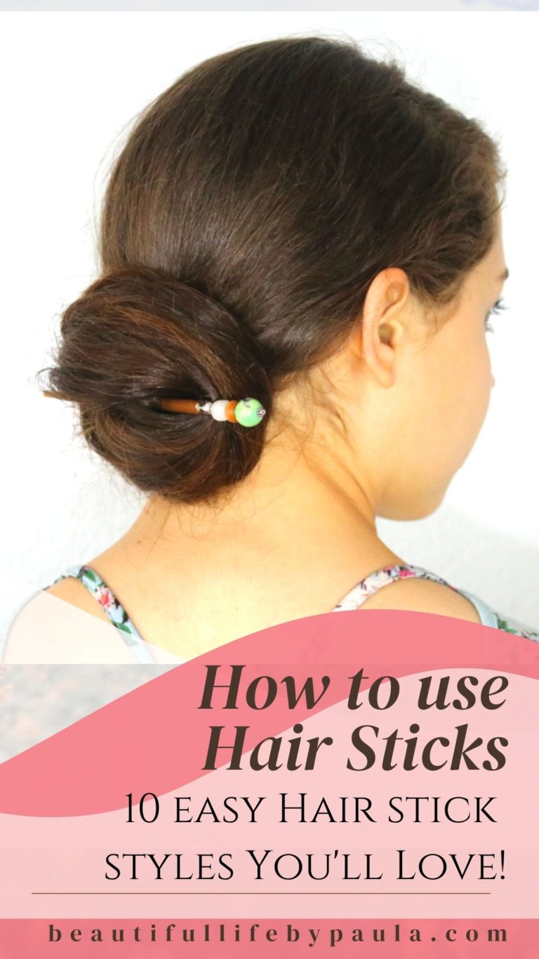 How to use Hair Sticks [10 Easy Hair Stick Hairstyles You’ll Love