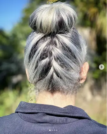 29 Absolutely Beautiful Braid Styles for Gray Hair - Beautiful Life