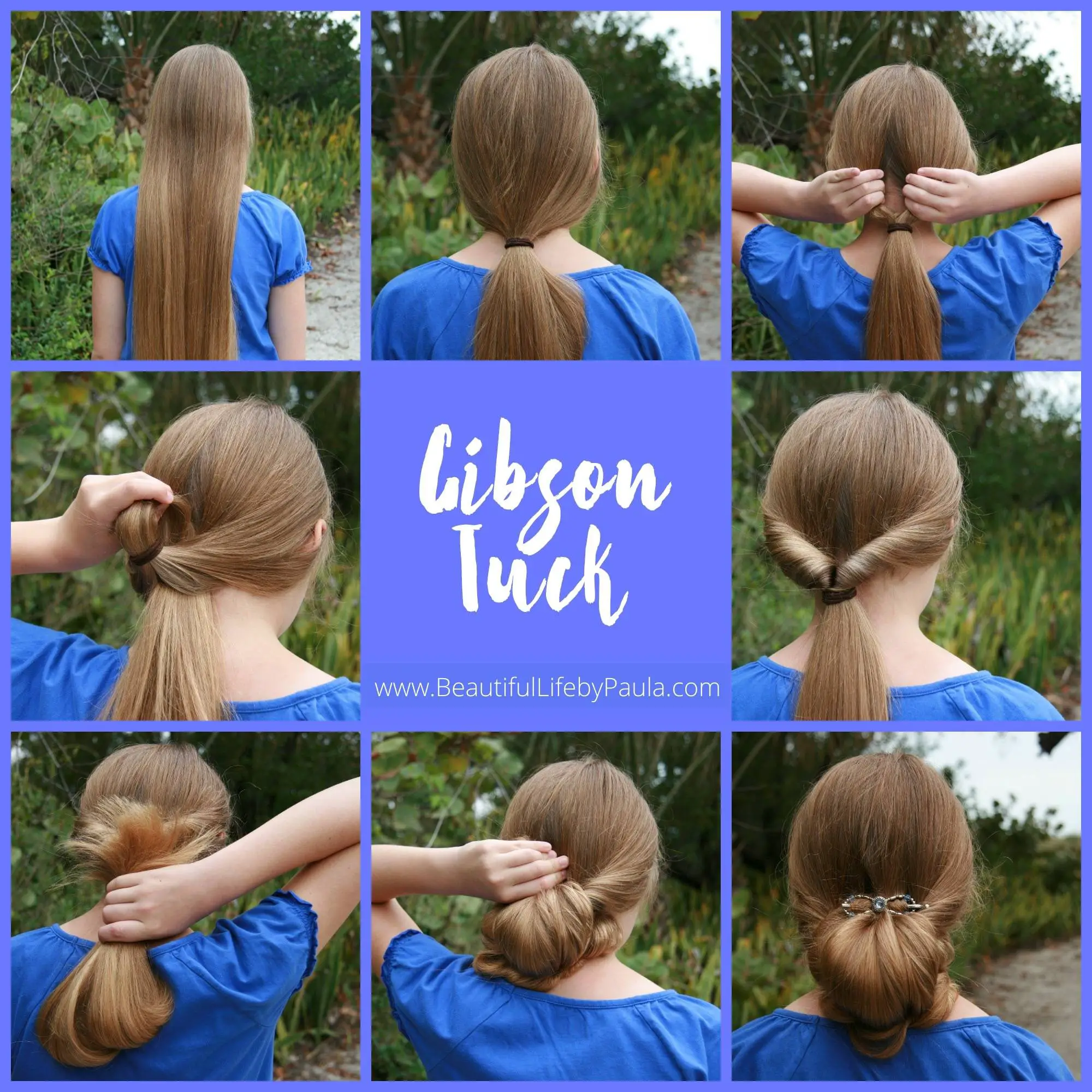 Über Chic for Cheap: Hair Inspiration: Double Braid Gibson Tuck Tutorial