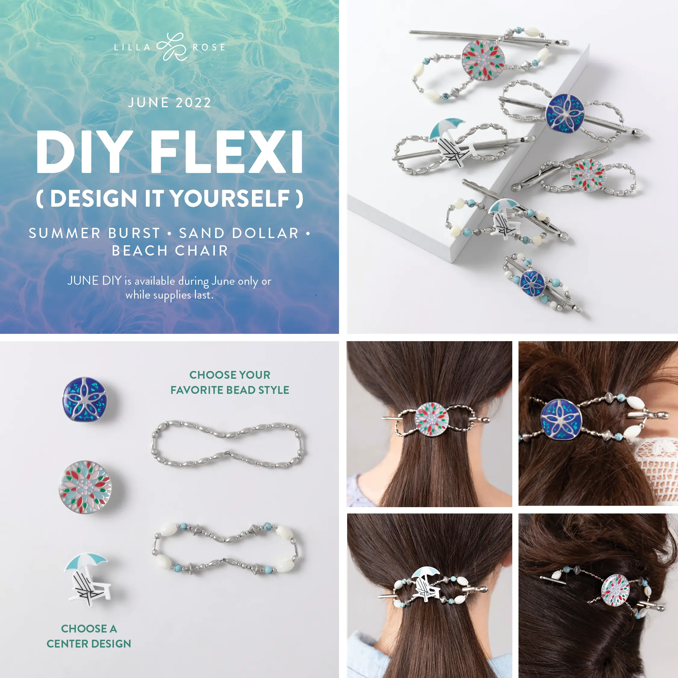 June 2022 DIY Flexi hair clips