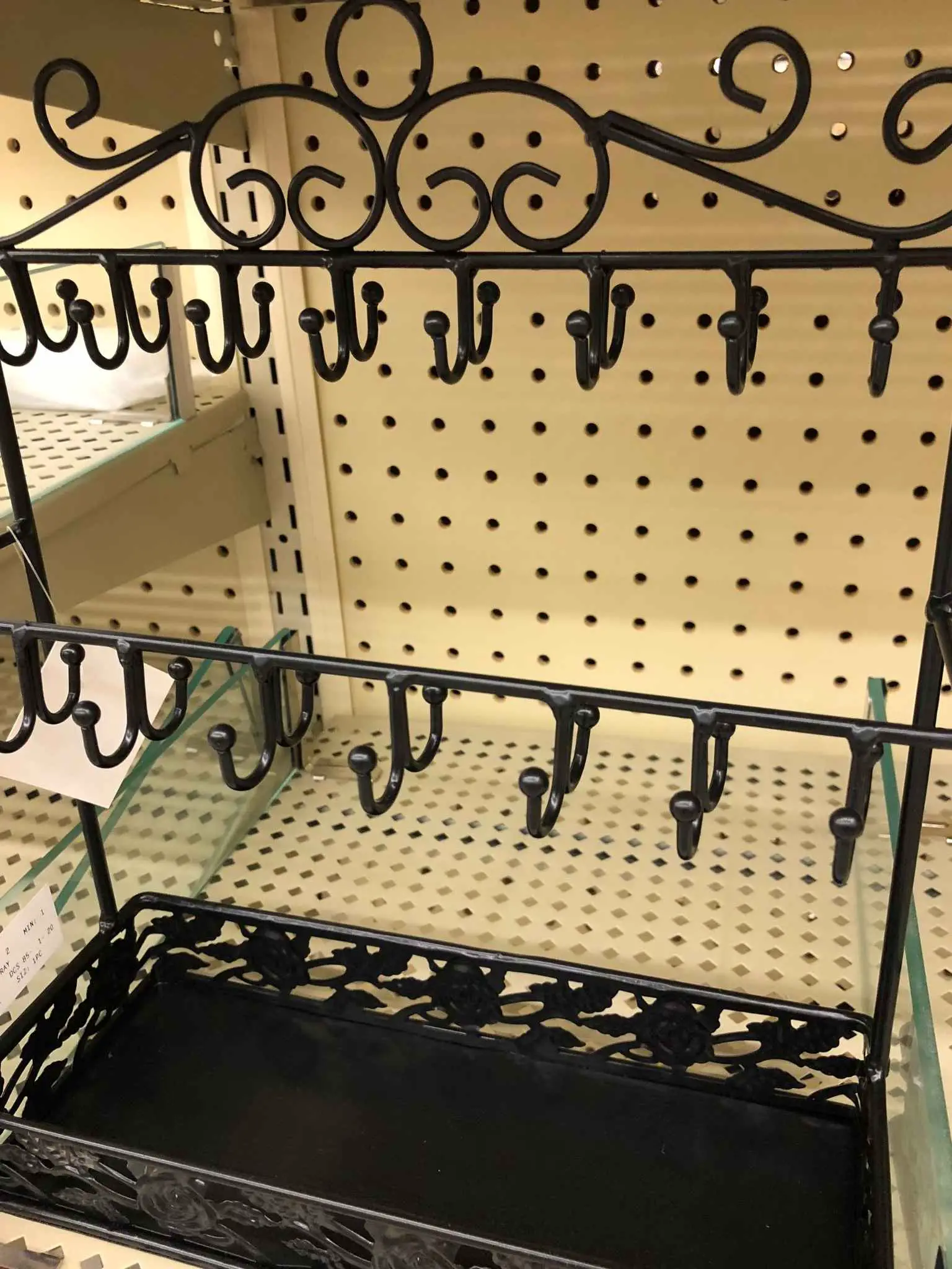 hair clip rack organizer