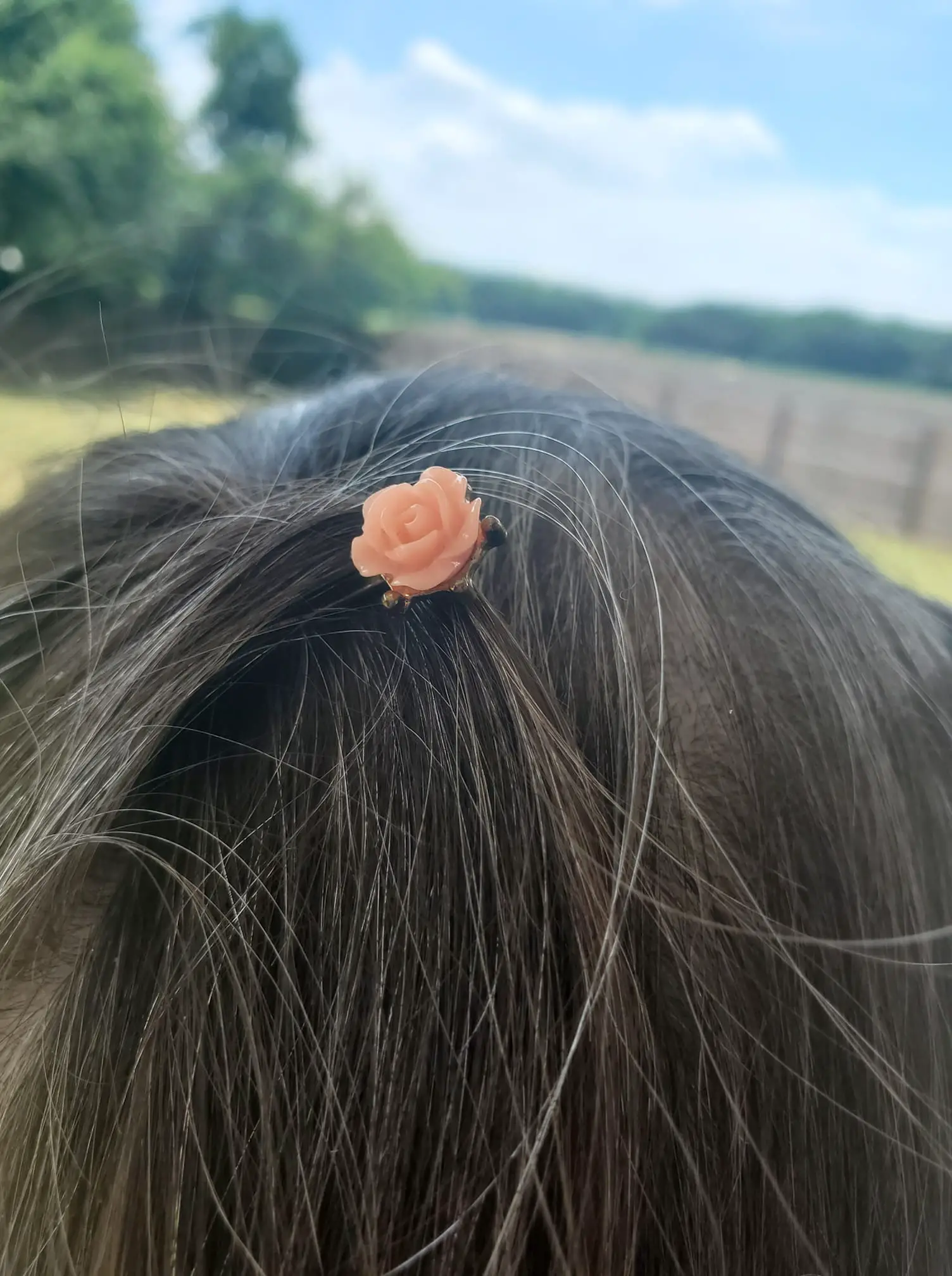 rose bobby pin fine hair