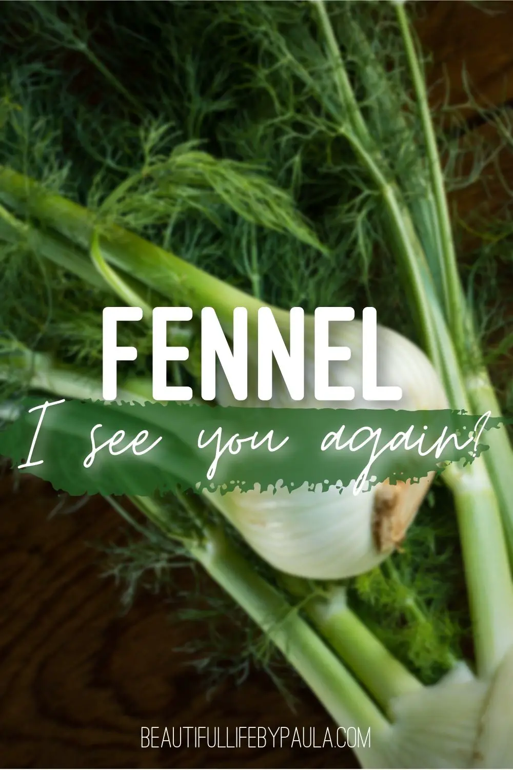 fennel I see you again?