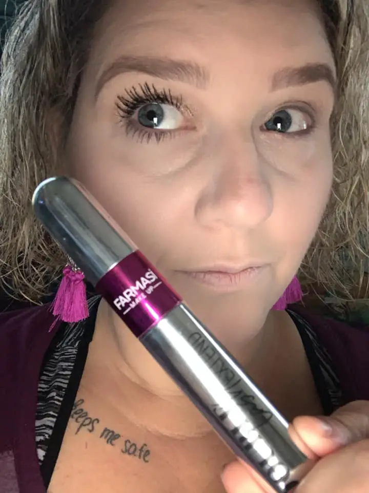Farmasi double lash extend mascara before after