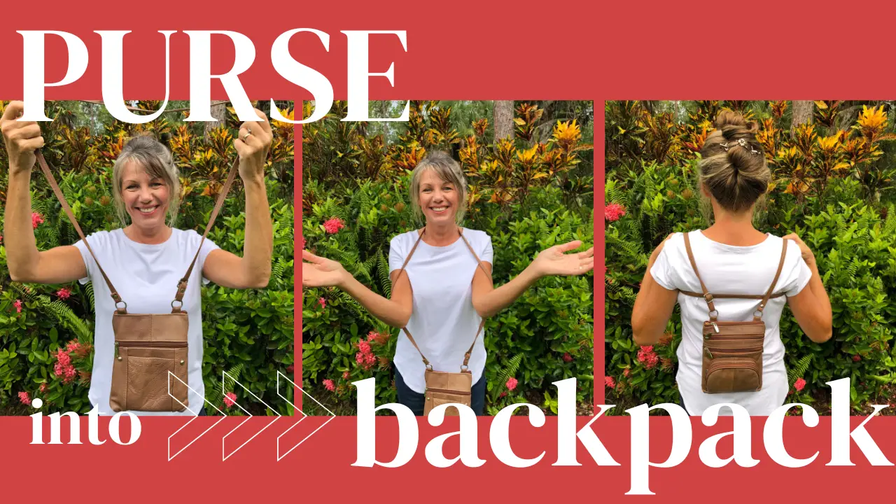 Easy Hack for Turning a Purse into a Backpack in 3 Seconds Flat