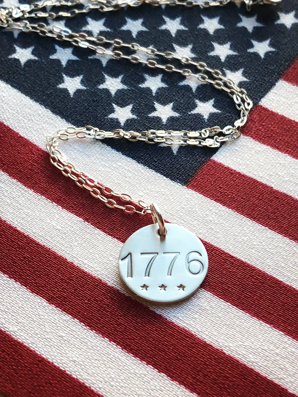 1776 silver necklace