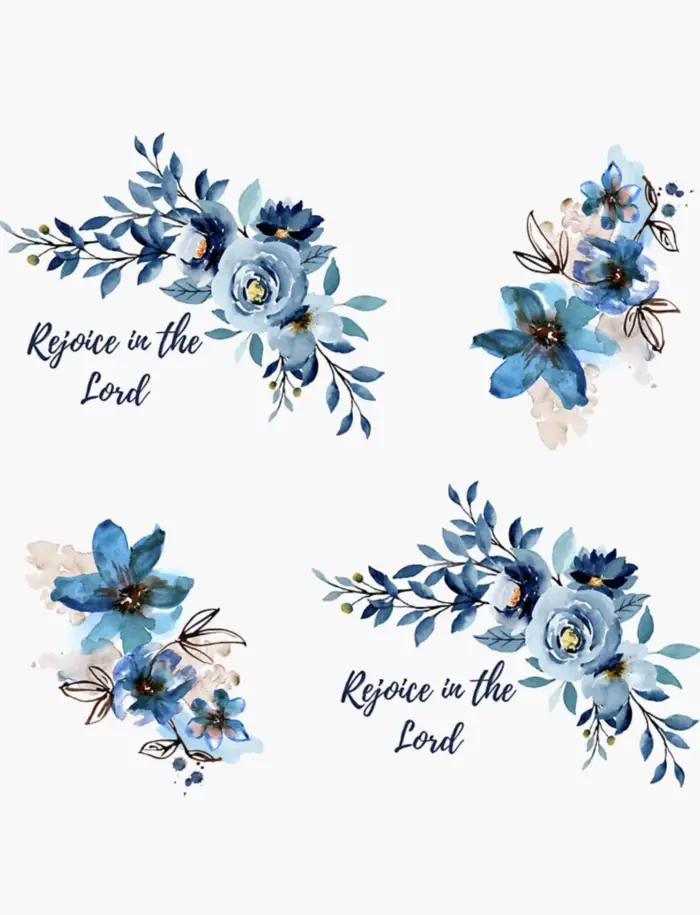rejoice in the lord stickers