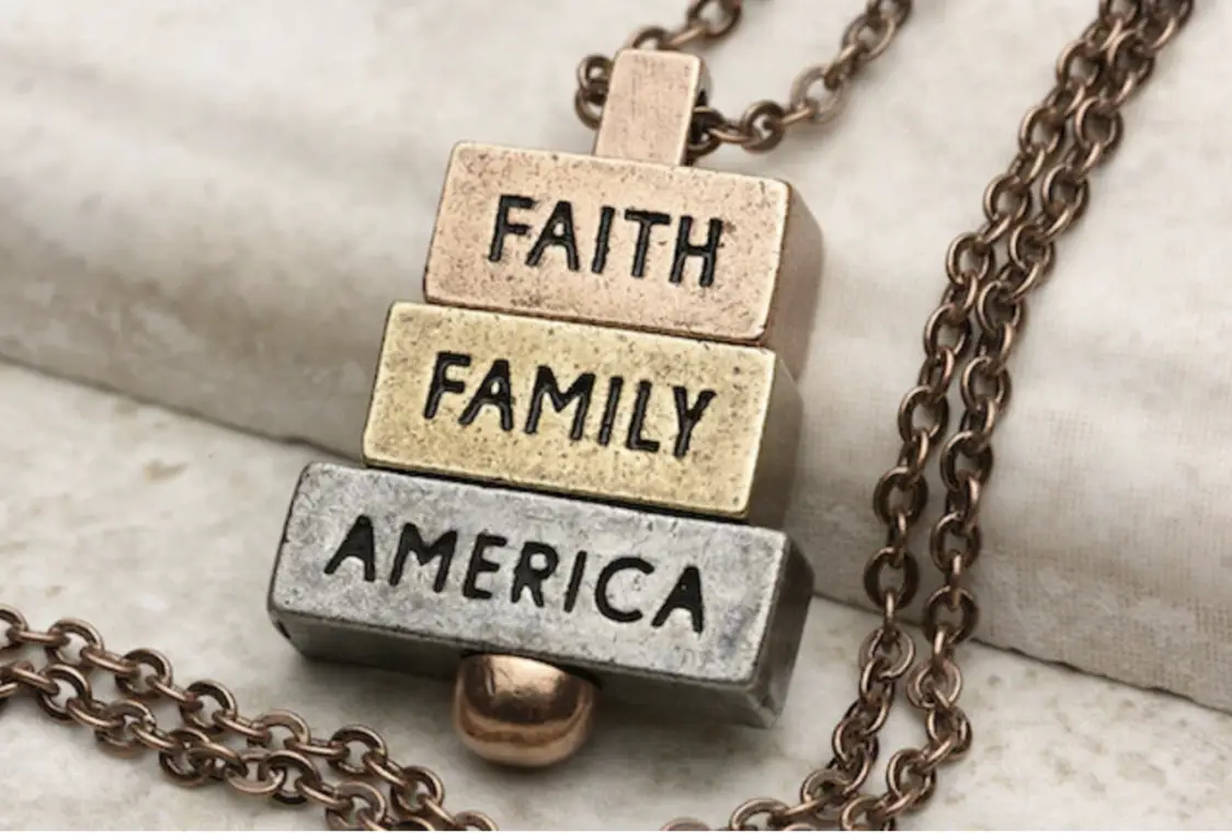faith family America necklace