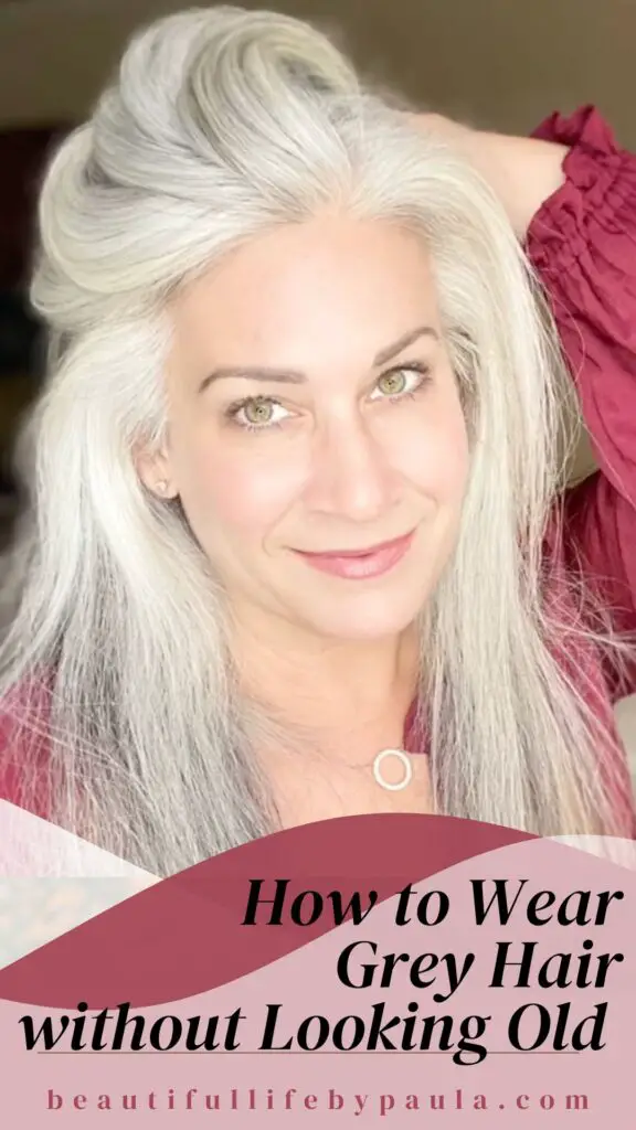 8 Tips For How To Wear Grey Hair Without Looking Old Beautiful Life   1 How To Wear Grey Hair Without Looking Old 576x1024 