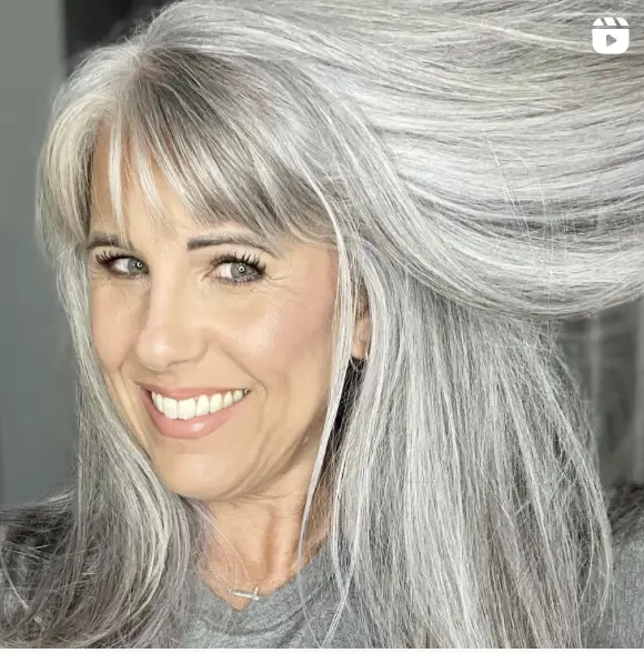 highlights lowlights gray hair