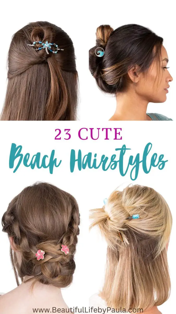 23 Cute Beach Hairstyles & Hair Accessories you will Love! - Beautiful Life