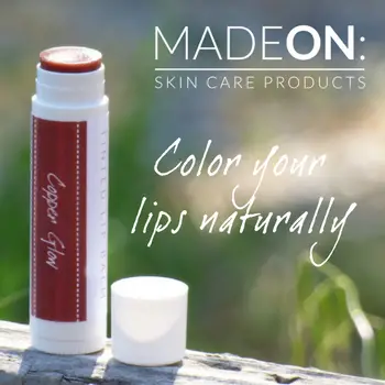 color tinted lip balm made on lotion