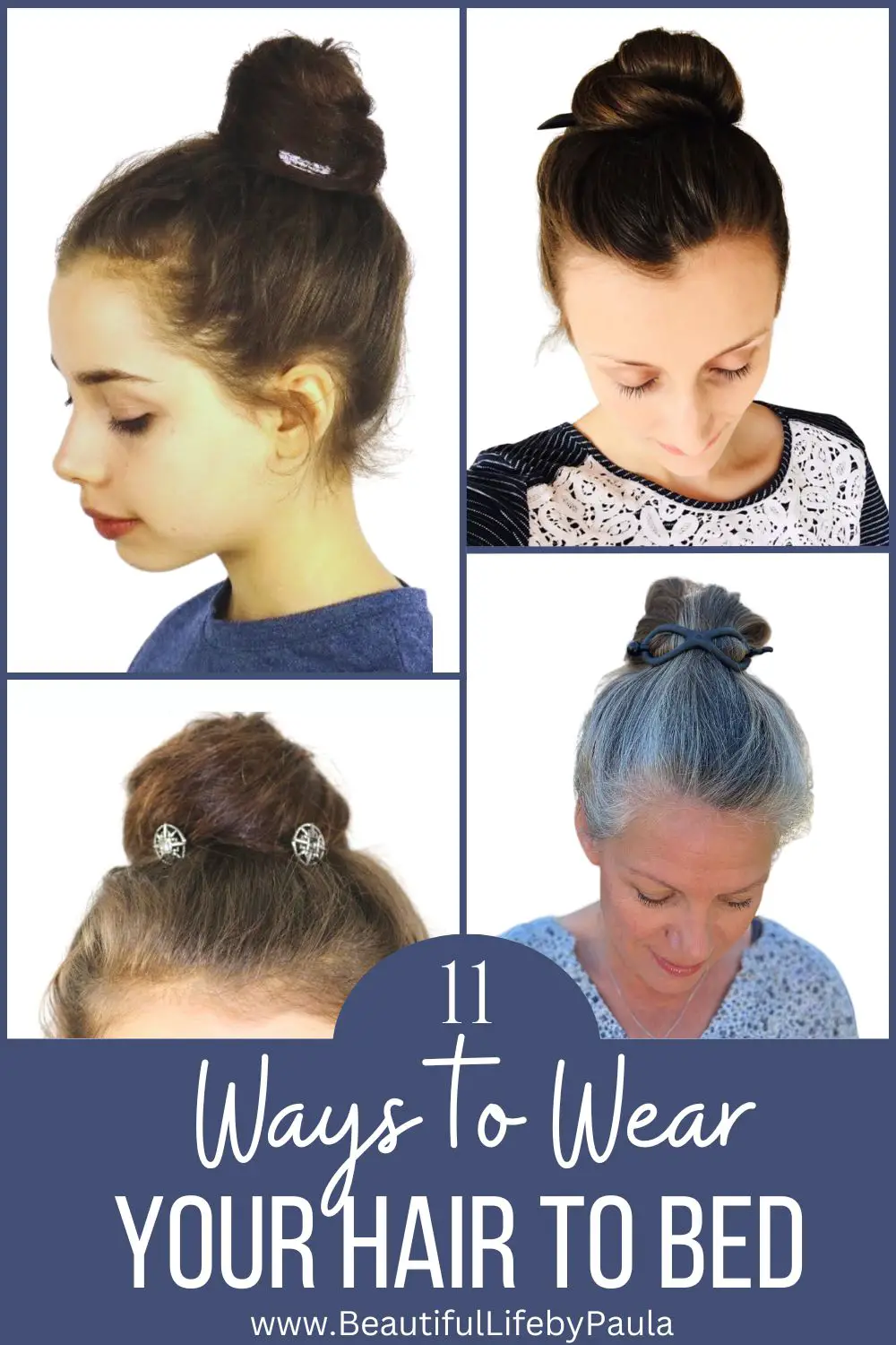 ways to wear your hair to bed