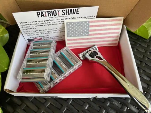 non-woke patriot razors
