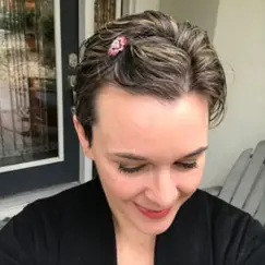 pixie cut with bobby pin