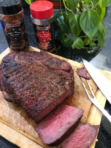 Deron's Miracle meat dust on pot roast steak