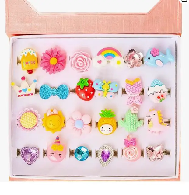 girls cute ring jewelry set