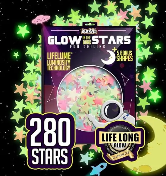 glow in the dark stars